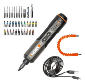 Destornillador Worx Inalámbrico 4v 3 Velocidades Wx240l Color Gris Oscuro